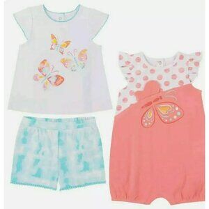 Kids Headquarters 3 Pc.  Set Girl's VARIATION (Multıcolor, 3M)